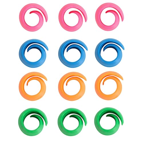 Jlkegfdf Stickgarn-Spulen-Huggers – 12 x Nähspulen-Halter, Nähspulen-Clips, Silikon-Quiltgarn, Spulenstopper für Stickliebhaber Jlkegfdf Stickgarn-Spulen-Huggers – 12 x Nähspulen-Halter, Nähspulen-Clips, Silikon-Quiltgarn, Spulenstopper für Stickliebhaber von Jlkegfdf