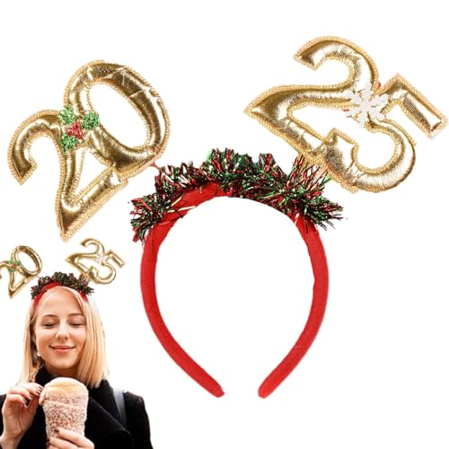 Jlkegfdf Weihnachts-Haarreifen, schöne Damen-Haarbänder, Haarschmuck, elastisch, Cosplay-Partys, Stirnband für Damen und Mädchen von Jlkegfdf