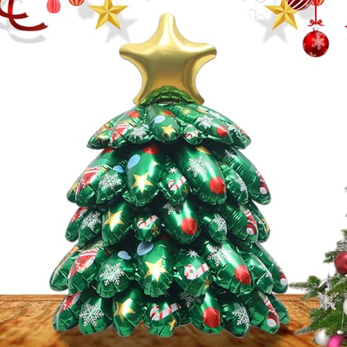 Jlkegfdf Weihnachtsballon | Große Winterdekorationen - 4D Weihnachtsbaum Stehender Ballon Urlaub Requisiten für und Rasen Jlkegfdf Weihnachtsballon | Große Winterdekorationen - 4D Weihnachtsbaum Stehender Ballon Urlaub Requisiten für und Rasen von Jlkegfdf
