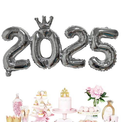 2025 Folienballons - Nummer Luftballons für Silvester, Graduierung, Partydekoration | Big 2025 für Weihnachts-Event, Feier 2025 Folienballons - Nummer Luftballons für Silvester, Graduierung, Partydekoration | Big 2025 für Weihnachts-Event, Feier von Jlobnyiun