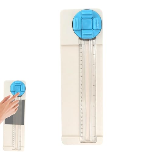 4 in 1 Papierschneider, 4 in 1 Multifunktions-Papierschneider für Studenten, Präzisions-Kantenschneider für Papier, Karton, Fotoschneider, für von Jlobnyiun