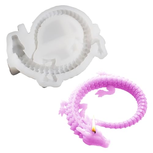 Drachenformform, Drachenform Betonform | 3D fliegende Drachenformen für Epoxidharz und Gipsherstellung, Tonzementformform für die Dekoration von Fondant-Kuchendekoration von Jlobnyiun