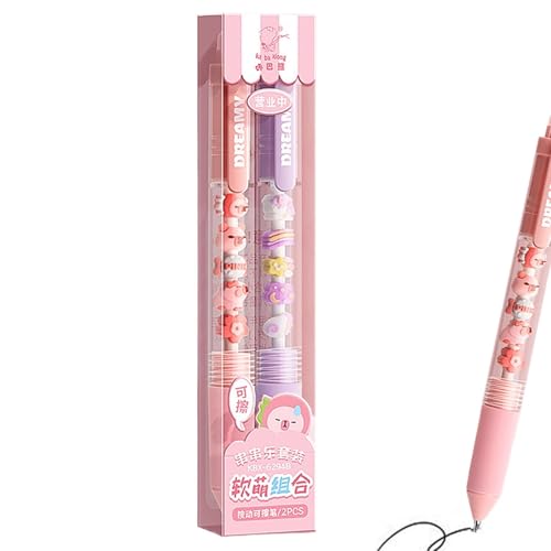 ElaSable Pens Clicker, Löschenstifte - 0,5 Mm Feiner Punkt Schreibwerkzeug - Niedlichen Stift Mit Radiergummi -Fehlern Verschwinden Für Planer Journaling, Zeichnen, Kreuzworträtsel ElaSable Pens Clicker, Löschenstifte - 0,5 Mm Feiner Punkt Schreibwerkzeug - Niedlichen Stift Mit Radiergummi -Fehlern Verschwinden Für Planer Journaling, Zeichnen, Kreuzworträtsel von Jlobnyiun