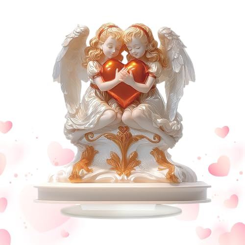 Engel Deko Tischengel, Engel Deko für Tisch, 2D Acryl Engel Deko für Valentinstag - Kleine Valentinstag Deko Engelsflügel Ornament inkl Engel Deko Tischengel, Engel Deko für Tisch, 2D Acryl Engel Deko für Valentinstag - Kleine Valentinstag Deko Engelsflügel Ornament inkl von Jlobnyiun