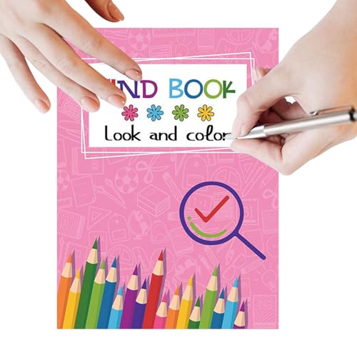 Jlobnyiun Cartoon Malbuch, Süßes Malbuch | Cartoon Charakter Malvorlagen Für Kinder Teenager - Kreative Kompakte Und Mädchen Farbspielzeug Look Und Aktivität Für Beachbibliothek Home Spaß von Jlobnyiun