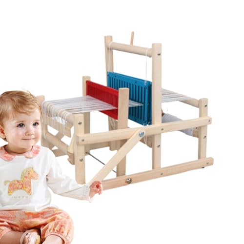 Jlobnyiun Handstrickmaschine, Wollgarn-Webstuhlspielzeug – Handgemachte Webkunst, Lernspielzeug für | Bastelset für Por Webmaschine Jlobnyiun Handstrickmaschine, Wollgarn-Webstuhlspielzeug – Handgemachte Webkunst, Lernspielzeug für | Bastelset für Por Webmaschine von Jlobnyiun