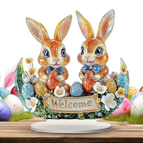 Jlobnyiun Hase Tischschild - Ostertischdeko in Form eines Haseneis, hübsche mehrstufige Tablettdekoration | Osterhasen-Deko, Osterhasen-Deko, Che Deko Jlobnyiun Hase Tischschild - Ostertischdeko in Form eines Haseneis, hübsche mehrstufige Tablettdekoration | Osterhasen-Deko, Osterhasen-Deko, Che Deko von Jlobnyiun