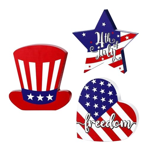 Jlobnyiun Holzdekoration, Unabhängigkeitstag, rustikale Gedenktafel für den Schreibtisch, US-Flaggenmuster, Schild für Feiertage Jlobnyiun Holzdekoration, Unabhängigkeitstag, rustikale Gedenktafel für den Schreibtisch, US-Flaggenmuster, Schild für Feiertage von Jlobnyiun