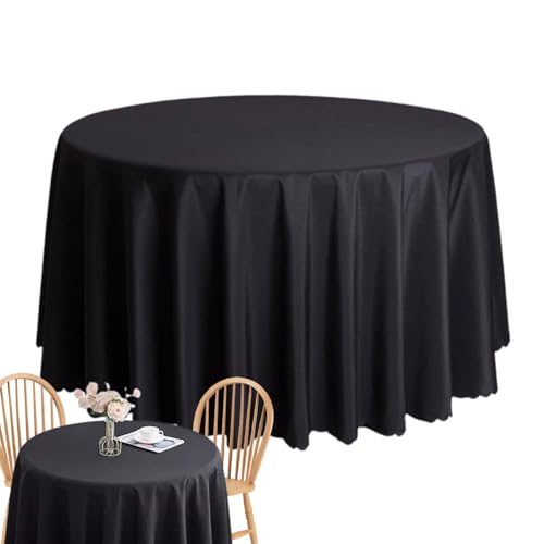 Jlobnyiun Runde Tischdecken, Tischdecken für runde Tische, 160 cm, festes Gewebe für Tische, Küche, Esszimmer, Buffet, Tischdekoration, Tapison für Empfang Jlobnyiun Runde Tischdecken, Tischdecken für runde Tische, 160 cm, festes Gewebe für Tische, Küche, Esszimmer, Buffet, Tischdekoration, Tapison für Empfang von Jlobnyiun
