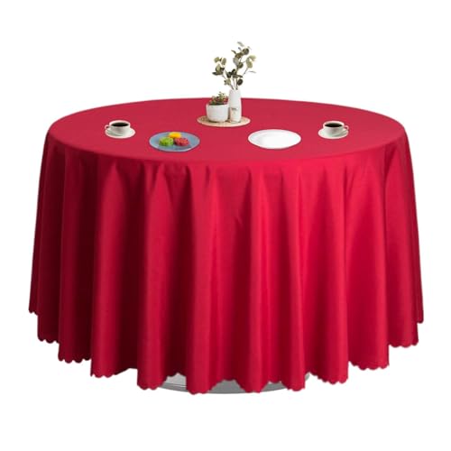 Jlobnyiun Runde Tischdecken, Tischdecken für runde Tische | 63 Zoll (15,7 cm) robuster runder Stoff für Tische – Zubehör für Essen in der Küche, Buffettisch, Dekoration, Teppich für Empfang von Jlobnyiun