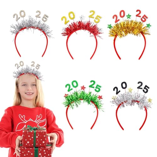 Jlobnyiun Weihnachts-Stirnbänder – 5 x Weihnachts-Haarbänder – Kostüm-Kopfbedeckungen, Cosplay-Requisiten, wiederverwendbarer Weihnachts-Kopfschmuck für Kinder, Partys Jlobnyiun Weihnachts-Stirnbänder – 5 x Weihnachts-Haarbänder – Kostüm-Kopfbedeckungen, Cosplay-Requisiten, wiederverwendbarer Weihnachts-Kopfschmuck für Kinder, Partys von Jlobnyiun