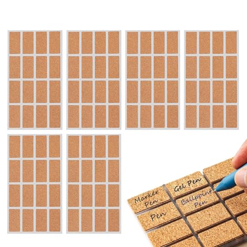 Kork-Etikett für Gläser, wasserdicht, abnehmbar, für Küche, Speisekammer, leere Holzaufkleber für Aufbewahrungsbehälter, Lebensmittelbehälter, Einmachgläser, Speisekammer Kork-Etikett für Gläser, wasserdicht, abnehmbar, für Küche, Speisekammer, leere Holzaufkleber für Aufbewahrungsbehälter, Lebensmittelbehälter, Einmachgläser, Speisekammer von Jlobnyiun