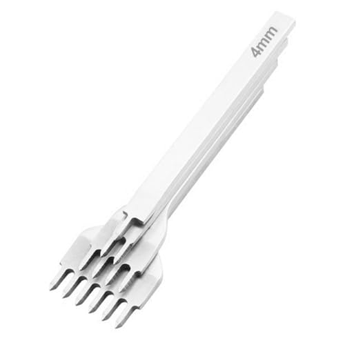 Lederlochzange Für Lederstiche & Näharbeiten - 4X Zinken Leder Gravur Lochstanzen - Stahl-Puncher Werkzeuge Für Handwerk DIY-Projekte Und Kreativbedarf Lederlochzange Für Lederstiche & Näharbeiten - 4X Zinken Leder Gravur Lochstanzen - Stahl-Puncher Werkzeuge Für Handwerk DIY-Projekte Und Kreativbedarf von Jlobnyiun