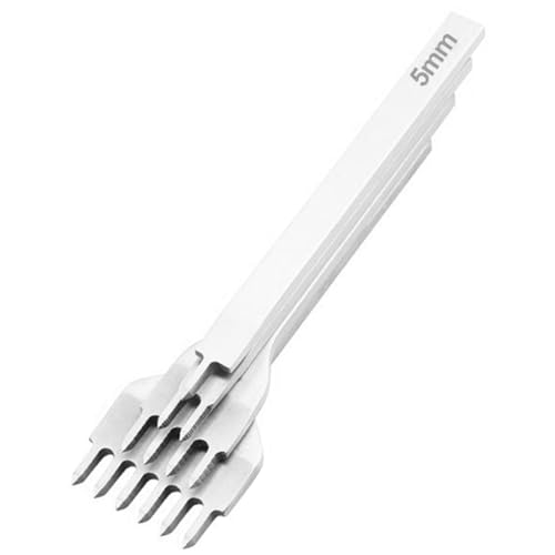 Lederstechbeitel-Set | 4X Zinken Leder Gravur Lochstanzen,Stanzwerkzeug Lederwerkzeug-Zubehör für Bastler Frauen Männer Anfänger Lederstechbeitel-Set | 4X Zinken Leder Gravur Lochstanzen,Stanzwerkzeug Lederwerkzeug-Zubehör für Bastler Frauen Männer Anfänger von Jlobnyiun