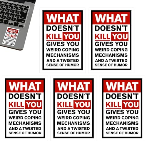 Lustige Zitate Aufkleber, Motivationsaufkleber für - Scrapbooking Aufkleber Ermutigend - Lustige Wasserflaschenaufkleber gedreht, autocol von Jlobnyiun