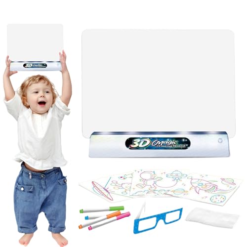 Magic 3D Schreibkarte – LED-Zeichenstempel für fluoreszierende leichte Doodle-Tafel | PAD SKETH GLOW GLOW GLOW, Kreatives Kunst-Tablett, Neon Zeichenbrett, lustiges Malspielzeug P Magic 3D Schreibkarte – LED-Zeichenstempel für fluoreszierende leichte Doodle-Tafel | PAD SKETH GLOW GLOW GLOW, Kreatives Kunst-Tablett, Neon Zeichenbrett, lustiges Malspielzeug P von Jlobnyiun