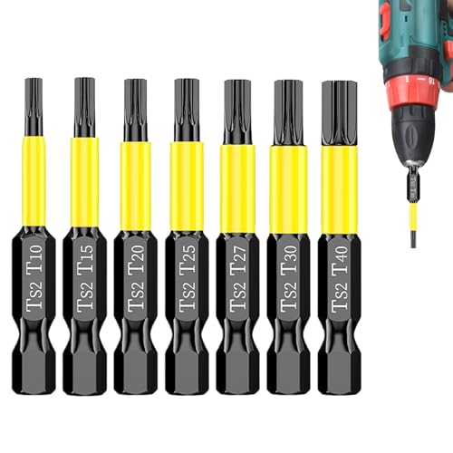 Magnet-Bits,Rutschfeste Bohrerbits 7X - Adapter-Aufsatz Schraubenschlüssel Robuste Präzisionswerkzeuge Für Holzverarbeitung von Jlobnyiun