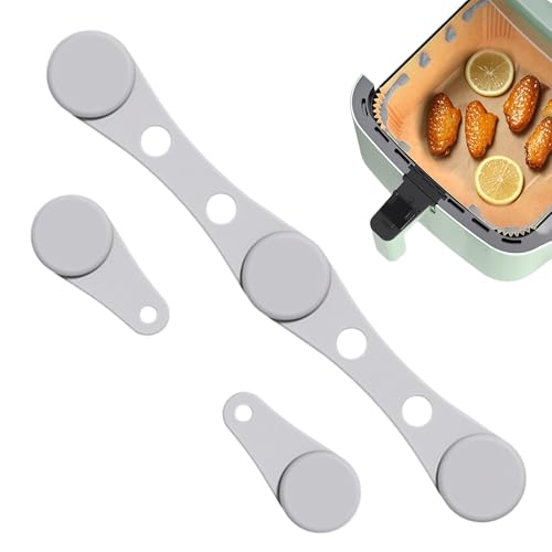 Magnetverschluss für Luftfritteuse, Küchenpapier mit magnetischer Silikonhalterung, sicheres Küchenzubehör zur Befestigung zu Hause von Jlobnyiun