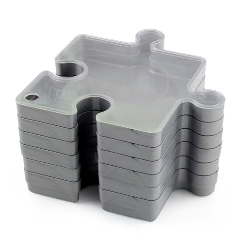 Puzzle-Sortierung Land - Stapelbare Aufbewahrungsboxen mit Deckel für die Organisation von Münzen | Puzzle Piece Organizer Box, verriegelte Sortierboxen für bis zu 1.000 Stück, Behälter in Form von Puzzle-Sortierung Land - Stapelbare Aufbewahrungsboxen mit Deckel für die Organisation von Münzen | Puzzle Piece Organizer Box, verriegelte Sortierboxen für bis zu 1.000 Stück, Behälter in Form von von Jlobnyiun