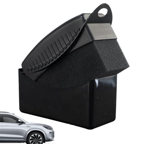 Reifenapplikatorschwämme - Auto -Dressing -, Wachspolieren | Haltbarer Weichschaumschwamm für Reinigung und Glanz, wiederverwendbares Detail -Werkzeug mit Schutzabdeckung Effiziente sichere von Jlobnyiun