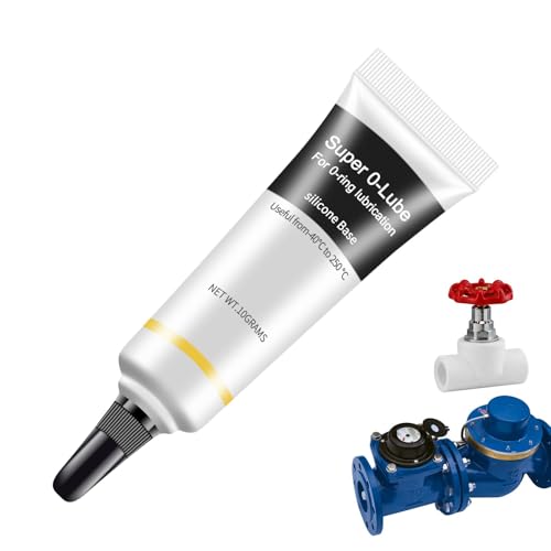Silikonfett für Ringe oder Ringfett, tragbar, wasserdicht, Silikonschmiermittel, Lebensmitteldichtung, Klempnerzubehör für Ventile, Wasserfilter Silikonfett für Ringe oder Ringfett, tragbar, wasserdicht, Silikonschmiermittel, Lebensmitteldichtung, Klempnerzubehör für Ventile, Wasserfilter von Jlobnyiun
