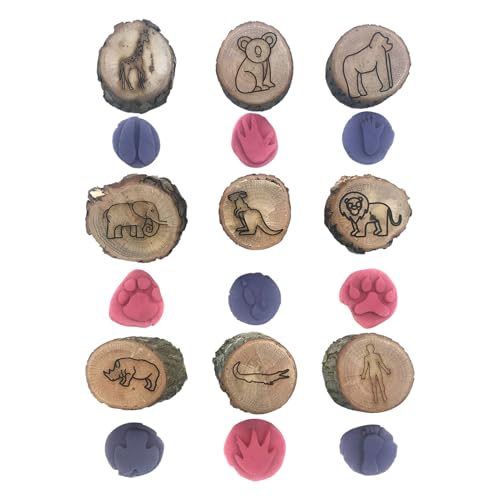 Stempel für Tierspuren, Mini-Siegel für Tierpfoten, kreativ – Holzstempel, Tierpfotenstempel, dekorativer Stempel für Abdrücke, lustiges Kreativwerkzeug Stempel für Tierspuren, Mini-Siegel für Tierpfoten, kreativ – Holzstempel, Tierpfotenstempel, dekorativer Stempel für Abdrücke, lustiges Kreativwerkzeug von Jlobnyiun