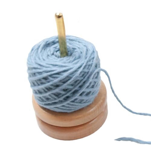 Strickgarnhalter - Häkelgarnhalter, Garnwickler | Glatte Drehgarnhalterung, robuste Holzgarnaufwicklung, verstellbare Garnwicklung, Garnkugelwickler Strickgarnhalter - Häkelgarnhalter, Garnwickler | Glatte Drehgarnhalterung, robuste Holzgarnaufwicklung, verstellbare Garnwicklung, Garnkugelwickler von Jlobnyiun