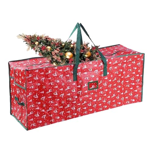 Weihnachtsbaumtasche, Aufbewahrungstasche für den Weihnachtsbaum, langlebig, wasserdicht, mit Kartenfächern – verstärkte Griffe und Reißverschluss, großer Organizer für die Aufbewahrung Weihnachtsbaumtasche, Aufbewahrungstasche für den Weihnachtsbaum, langlebig, wasserdicht, mit Kartenfächern – verstärkte Griffe und Reißverschluss, großer Organizer für die Aufbewahrung von Jlobnyiun