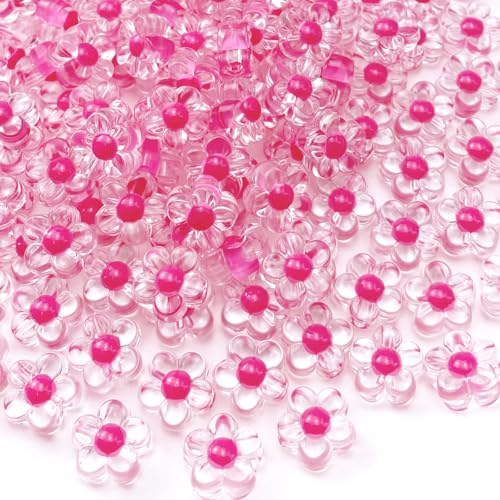 Acryl-Blumen-Perlen, Bonbonfarben, transparent, Kunststoff, Pastellfarben, Abstandshalter, Perlen mit Loch, für Bastelarbeiten, Windspiele, Sonnenfänger, Halsketten, Armbänder, Ohrringe Acryl-Blumen-Perlen, Bonbonfarben, transparent, Kunststoff, Pastellfarben, Abstandshalter, Perlen mit Loch, für Bastelarbeiten, Windspiele, Sonnenfänger, Halsketten, Armbänder, Ohrringe von Jmassyang