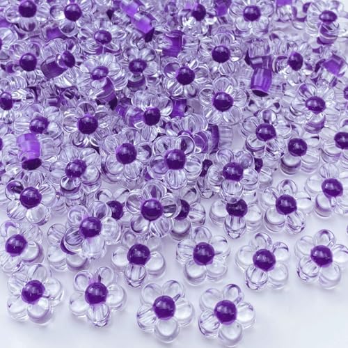 Acryl-Blumen-Perlen, Bonbonfarben, transparent, Kunststoff, Pastellfarben, Abstandshalter, Perlen mit Loch, für Bastelarbeiten, Windspiele, Sonnenfänger, Halsketten, Armbänder, Ohrringe Acryl-Blumen-Perlen, Bonbonfarben, transparent, Kunststoff, Pastellfarben, Abstandshalter, Perlen mit Loch, für Bastelarbeiten, Windspiele, Sonnenfänger, Halsketten, Armbänder, Ohrringe von Jmassyang