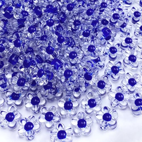Acryl-Blumen-Perlen, Bonbonfarben, transparent, Kunststoff, Pastellfarben, Abstandshalter, Perlen mit Loch, für Bastelarbeiten, Windspiele, Sonnenfänger, Halsketten, Armbänder, Ohrringe Acryl-Blumen-Perlen, Bonbonfarben, transparent, Kunststoff, Pastellfarben, Abstandshalter, Perlen mit Loch, für Bastelarbeiten, Windspiele, Sonnenfänger, Halsketten, Armbänder, Ohrringe von Jmassyang