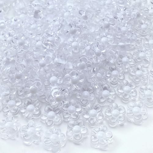 Acryl-Blumen-Perlen, Bonbonfarben, transparent, Kunststoff, Pastellfarben, Abstandshalter, Perlen mit Loch, für Bastelarbeiten, Windspiele, Sonnenfänger, Halsketten, Armbänder, Ohrringe Acryl-Blumen-Perlen, Bonbonfarben, transparent, Kunststoff, Pastellfarben, Abstandshalter, Perlen mit Loch, für Bastelarbeiten, Windspiele, Sonnenfänger, Halsketten, Armbänder, Ohrringe von Jmassyang