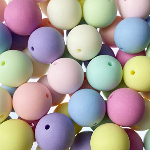 Jmassyang 100 Stück 16 mm Bonbonfarben Acryl Runde mattierte Perlen Sortierte Süßigkeiten Farben Mix Kunststoff Pastell Matt Lose Abstandshalter Gemischt für Schmuckherstellung Armbänder Halsketten Jmassyang 100 Stück 16 mm Bonbonfarben Acryl Runde mattierte Perlen Sortierte Süßigkeiten Farben Mix Kunststoff Pastell Matt Lose Abstandshalter Gemischt für Schmuckherstellung Armbänder Halsketten von Jmassyang