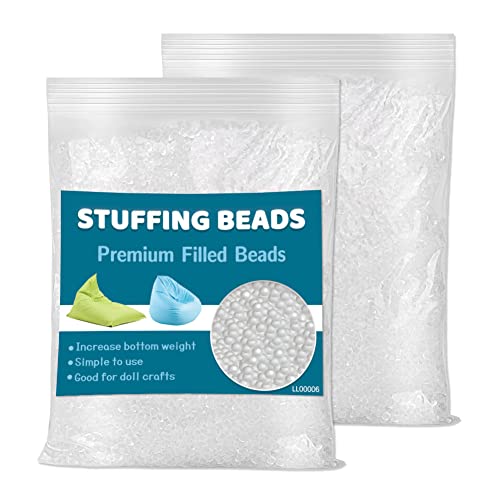 600 g Premium-Füllperlen, Füllung für Stofftiere, Sandsäcke, gefüllte Perlen, gewichtete Füllperlen für Halloween, Weihnachten, Basteln, DIY-Dekoration 600 g Premium-Füllperlen, Füllung für Stofftiere, Sandsäcke, gefüllte Perlen, gewichtete Füllperlen für Halloween, Weihnachten, Basteln, DIY-Dekoration von Jmuiiu
