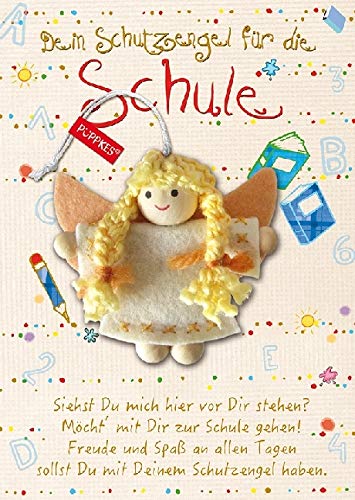 JoJo, Studio B, Pueppkes, J097-023, Schutzengel, Dein Schutzengel für die Schule, Holz Stoff, 6cm JoJo, Studio B, Pueppkes, J097-023, Schutzengel, Dein Schutzengel für die Schule, Holz Stoff, 6cm von JoJo