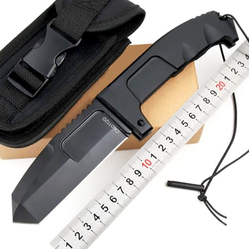 Joa klappmesser Lang Taschenmesser schwarz aus stahl N690 Alu Outdoor edc messer Survival Jagdmesser scharfer einhandmesser/Scheide,Geschenk für Männer Joa klappmesser Lang Taschenmesser schwarz aus stahl N690 Alu Outdoor edc messer Survival Jagdmesser scharfer einhandmesser/Scheide,Geschenk für Männer von Joa