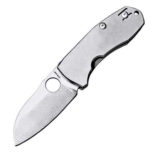 Klappmesser 6" Taschenmesser Robust Titan Edelstahl & Keramiklager, Scharfe Stahl Messer, CTS klinge, EDC messer Outdoor, Jagdmesser Einhandmesser Camping, Survival Einzigartig klein neck knife messer von Joa