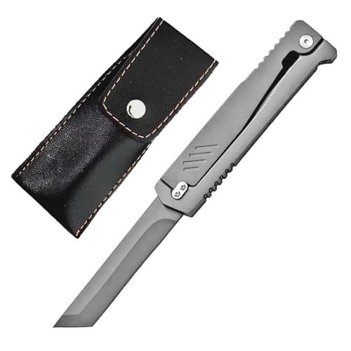 Klappmesser Premium Taschenmesser Scharfe Survival Tanto, D2 Edelstahl Alu, EDC Outdoor messer, Tragbare Camping messer, gegen Universalmesser, Pocket neck knife, Jagdmesser Einhandmesser mit Scheide Klappmesser Premium Taschenmesser Scharfe Survival Tanto, D2 Edelstahl Alu, EDC Outdoor messer, Tragbare Camping messer, gegen Universalmesser, Pocket neck knife, Jagdmesser Einhandmesser mit Scheide von Joa