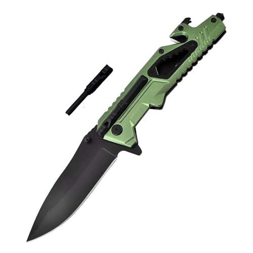 Klein Handliche Handwerkzeuge multi 5 in 1 aus Edelstahl mit Taschenmesser Alu Klappmesser fensterbrecher edc messer Outdoor Seilschneider taschenclip survival multi tool, Stahl Wellenschliff messer Klein Handliche Handwerkzeuge multi 5 in 1 aus Edelstahl mit Taschenmesser Alu Klappmesser fensterbrecher edc messer Outdoor Seilschneider taschenclip survival multi tool, Stahl Wellenschliff messer von Joa