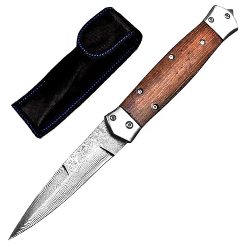 Slim Klappmesser camping taktisches taschenmesser damascus tanto edc Damaskus edelstahl messer Faltbar scharf klein outdoor messer survival Jagdmesser einhandmesser Holzgriff,geschenk für männer Slim Klappmesser camping taktisches taschenmesser damascus tanto edc Damaskus edelstahl messer Faltbar scharf klein outdoor messer survival Jagdmesser einhandmesser Holzgriff,geschenk für männer von Joa