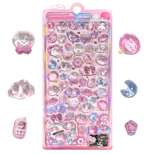 Niedliche Mini Puffy Aufkleber, Cartoon Rosa Kaninchen Kawaii Aufkleber für Sammelalben, Planer, Tagebücher, Laptops, Telefonhüllen-Dekoration, vielfältiges Bastelzubehör für kreative Projekte und Niedliche Mini Puffy Aufkleber, Cartoon Rosa Kaninchen Kawaii Aufkleber für Sammelalben, Planer, Tagebücher, Laptops, Telefonhüllen-Dekoration, vielfältiges Bastelzubehör für kreative Projekte und von Joalpysm