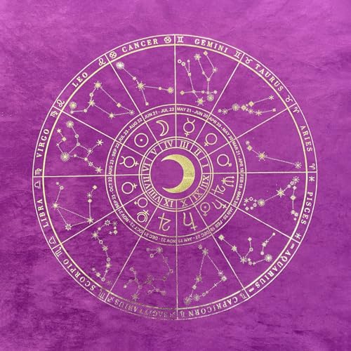 Joayuezo Altar Tarot Tuch Samt Weissagungskarten Tischdecke Astrologie Divination Karte Tuch Tisch Läufer Tischset (Style 15) von Joayuezo