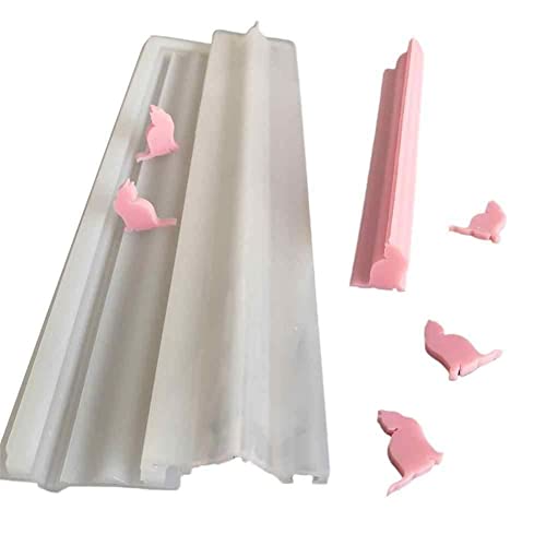 Joayuezo Tube Silikonformen Seifenform DIY Dessert Form Silikonform Rohrsäulenform für Handgemachte Seife, Gelee, Pudding, Kuchen Backwerkzeuge (Cat A) von Joayuezo