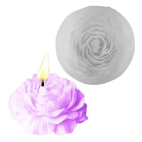 3D-Pfingstrosen-Blumen-Form, große Blumenform, Fondant-Blumenform für Zuckerpaste, Silikon-Blumenform, Farnblätter, Blumenkuchenform, Blumenform, Schokoladenform für Zuckerhandwerk Joberio von Joberio
