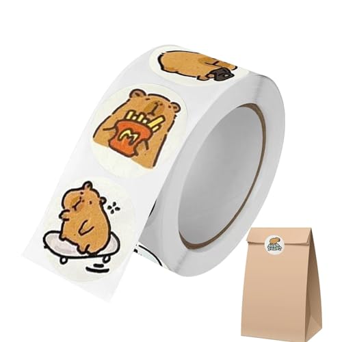 Cartoon-Capybara-Tieraufkleber, Niedlicher Capybara-Dekorationsaufkleber Für Kinder, Capybara-Aufkleber, Wasserflaschen-Gepäck-Sammelalbum, Geschenkpapier, Geburtstagsfeier-Dekoration, Schulbel Cartoon-Capybara-Tieraufkleber, Niedlicher Capybara-Dekorationsaufkleber Für Kinder, Capybara-Aufkleber, Wasserflaschen-Gepäck-Sammelalbum, Geschenkpapier, Geburtstagsfeier-Dekoration, Schulbel von Joberio