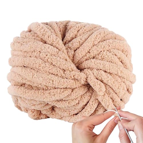 Chenille-Garn, weiches Häkelgarn, dickes Garn zum Stricken, Garn, weiches Plüschgarn, Kunsthandwerk, Nähzubehör für Schals, Pullover, Hüte, Decken Chenille-Garn, weiches Häkelgarn, dickes Garn zum Stricken, Garn, weiches Plüschgarn, Kunsthandwerk, Nähzubehör für Schals, Pullover, Hüte, Decken von Joberio
