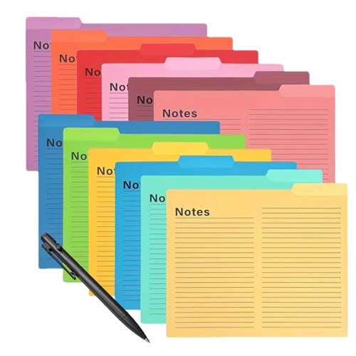 Dokumentenmappen, Ordner, Dokumenten-Organizer, Regenbogen-Klassifizierte Ordner für Dokumente, Papier, Quittungen, Briefe, Karten, Rechnungen von Joberio
