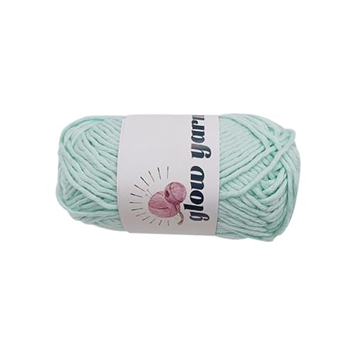 Garn, waschbares Garn, Wolle, weiches Polyester, Handarbeit, Yards, einfach zu verwenden, atmungsaktiv, leuchtend, Strickgarn für Hüte, Schals, Schuhe von Joberio