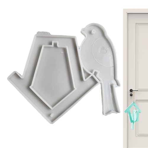 Hausvogel-Harzform | niedliche Hausvogelform, Silikongussformen, Epoxidharz-Form, Hausvogel, Harzform für Ornamente, Schlüsselanhänger, Anhänger von Joberio