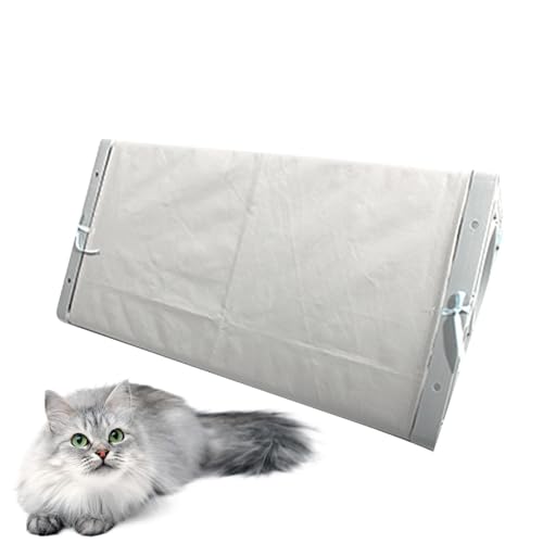 Joberio Hängematte für Katzen – Fensterstange aus Netzstoff mit Saugnäpfen für Katzen im Innenbereich | Ruhebedarf für Katzen, Tierheime, Wohnzimmer, Schlafzimmer von Joberio